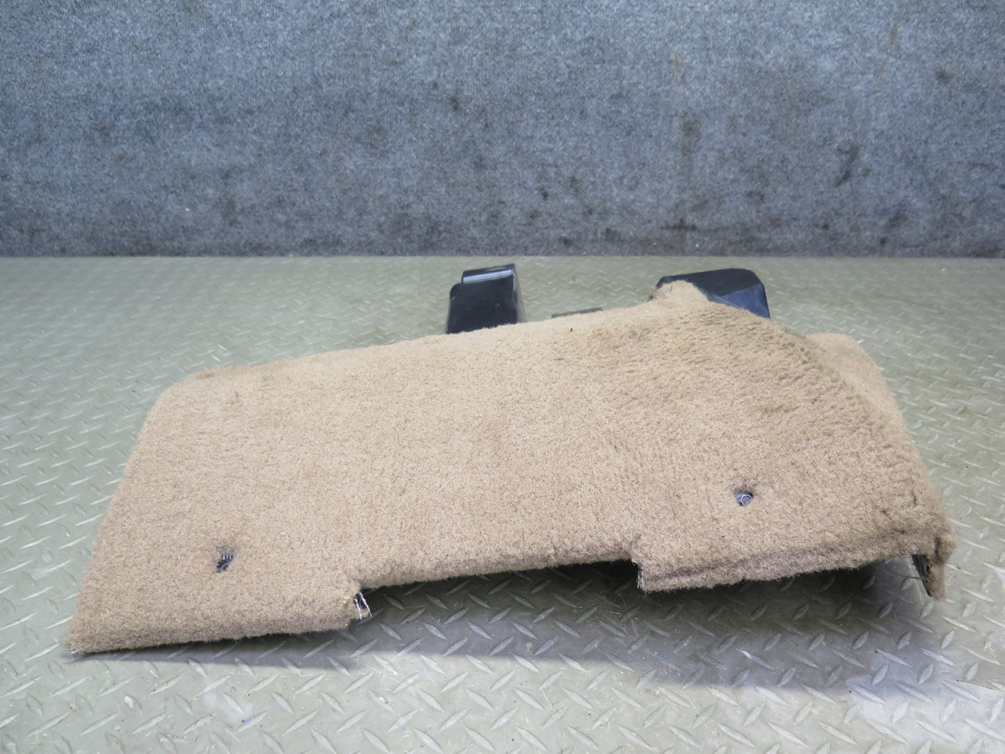 92-93 Chevrolet Corvette C4 MT Left Under Dash Trim Panel Carpet Cover Beige OEM