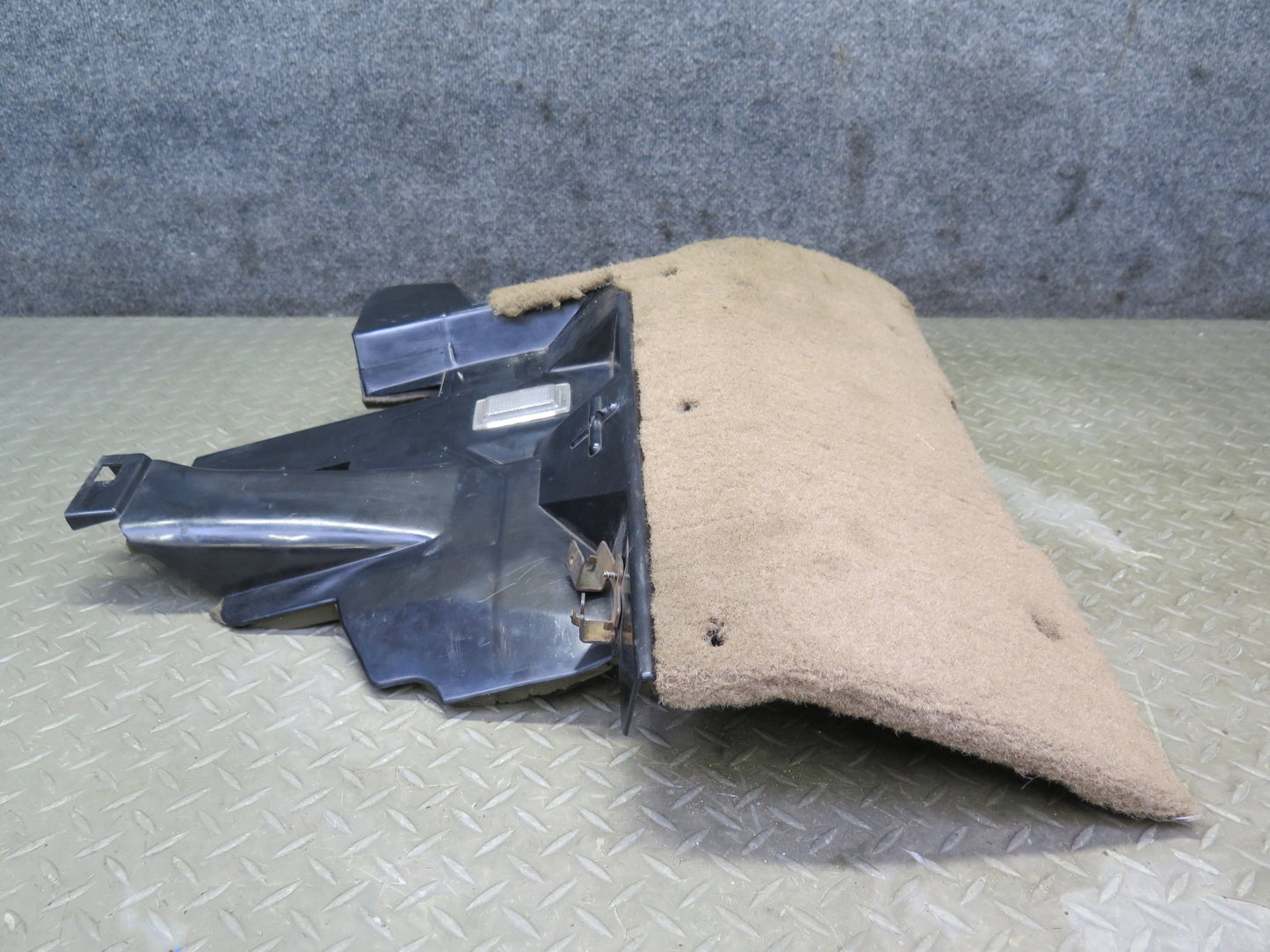 92-93 Chevrolet Corvette C4 MT Left Under Dash Trim Panel Carpet Cover Beige OEM