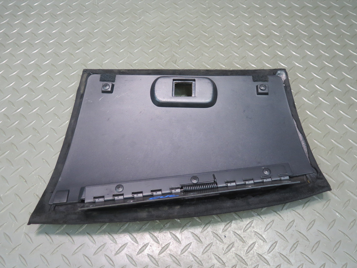 90-93 Chevrolet Corvette C4 Dash Glove Box Door Lid Black OEM