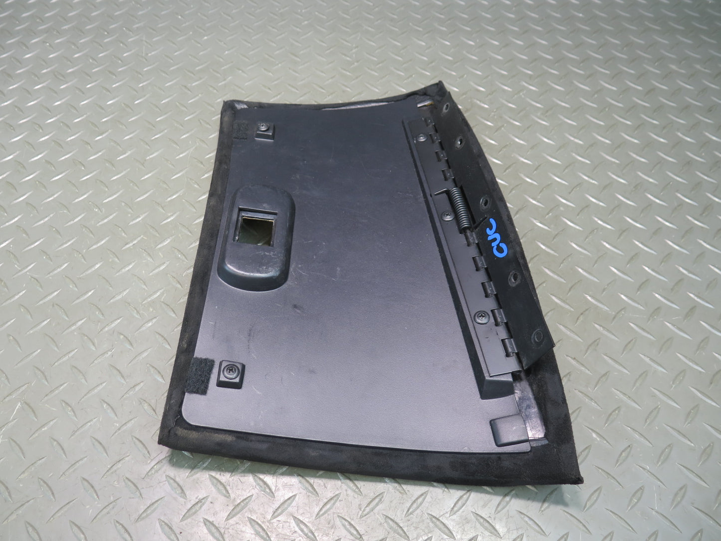90-93 Chevrolet Corvette C4 Dash Glove Box Door Lid Black OEM