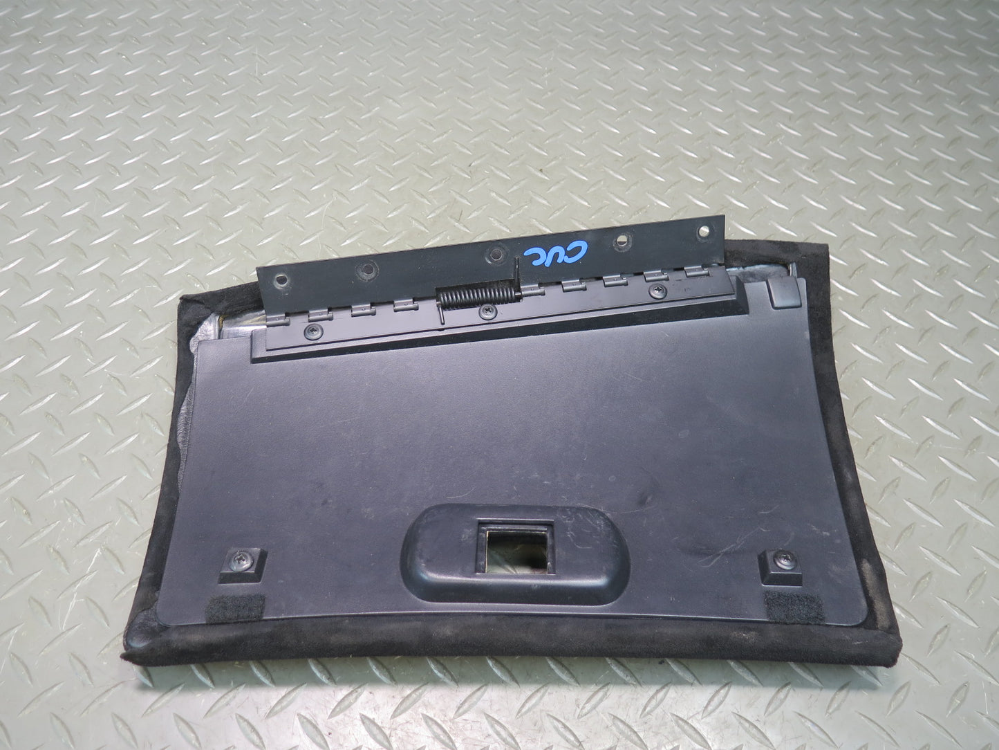 90-93 Chevrolet Corvette C4 Dash Glove Box Door Lid Black OEM