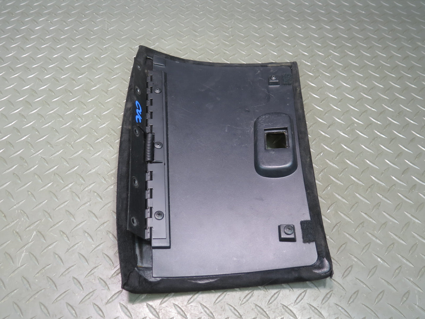 90-93 Chevrolet Corvette C4 Dash Glove Box Door Lid Black OEM