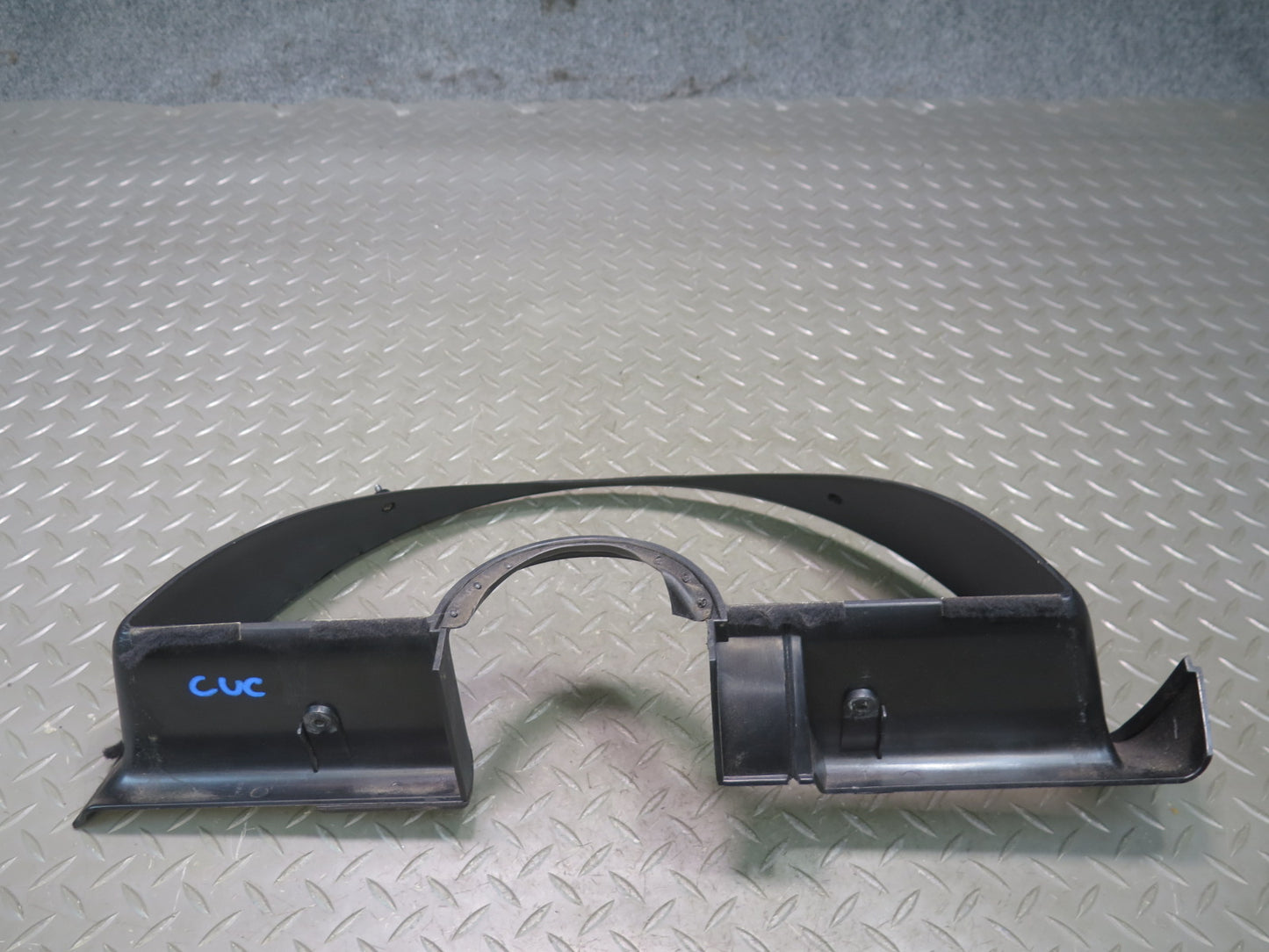 90-95 Chevrolet Corvette C4 Instrument Cluster Speedometer Trim Panel Black OEM