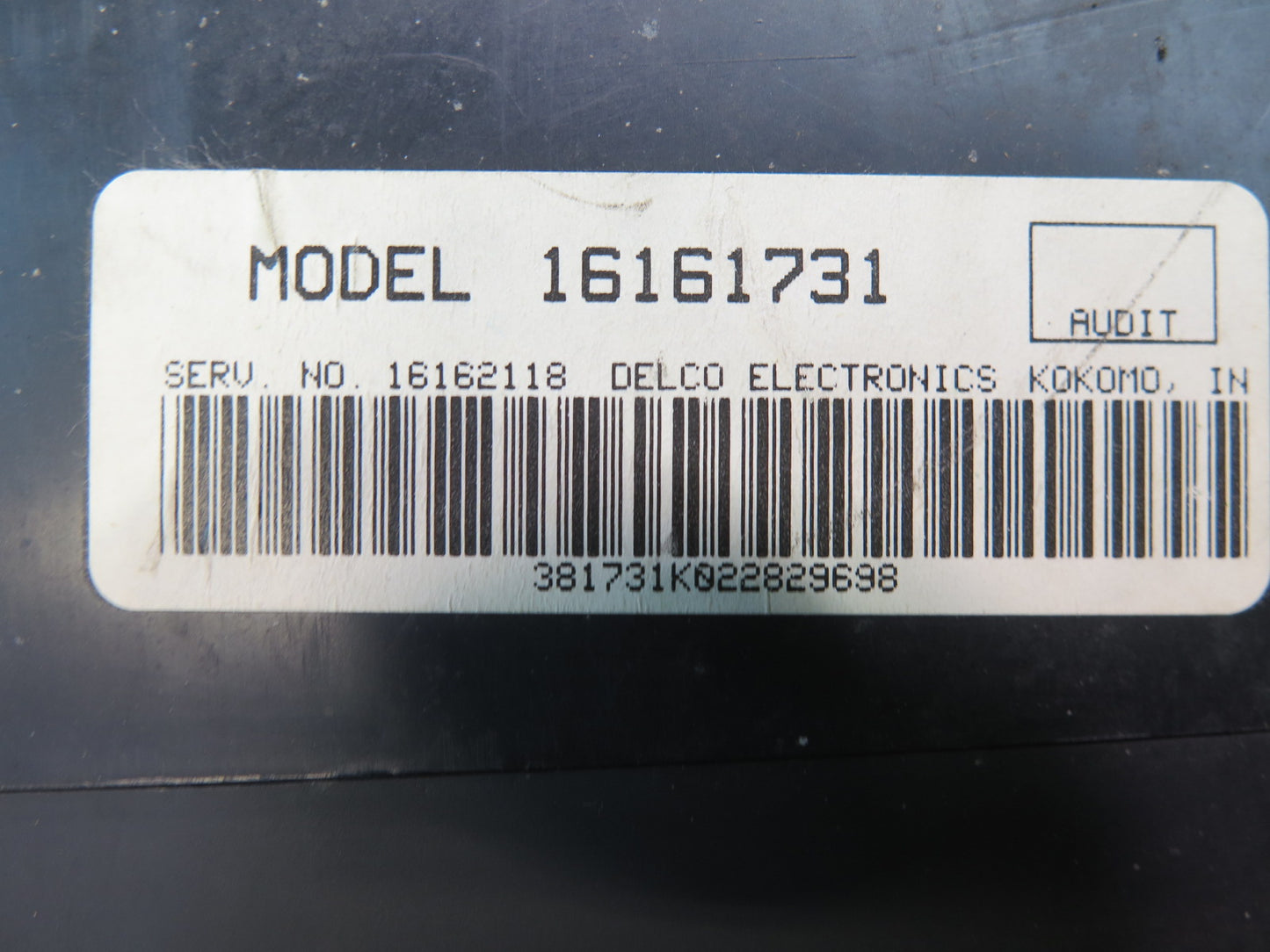 92-93 Chevrolet Corvette C4 A/C Heater Climate Control Switch Panel 16161731 OEM