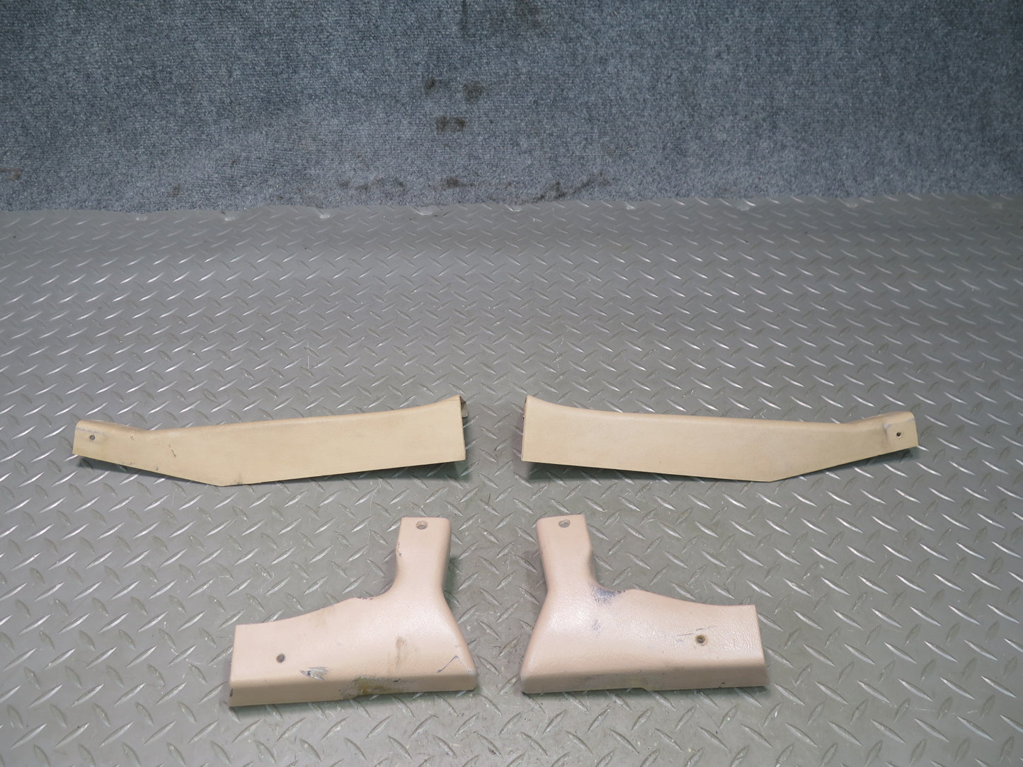 92-96 Chevrolet Corvette C4 Conv Upper & Lower B Pillar Trim Cover Set of 4 OEM