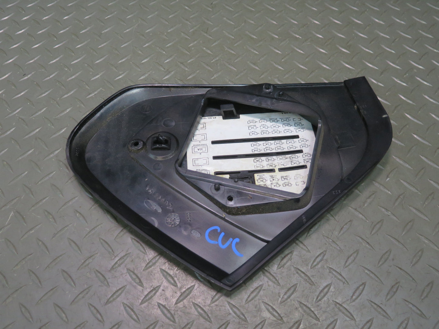 90-93 Chevrolet Corvette C4 Dashboard Right Side Trim Panel Fuse Box Cover OEM