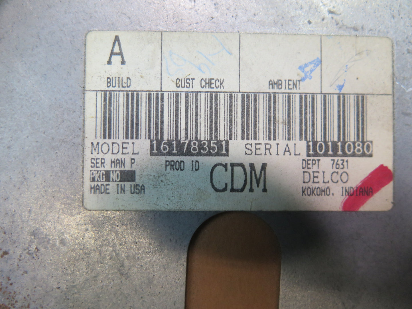 1993 Chevrolet Bose Corvette C4 Radio Tuner Box Receiver Module 16178351 OEM