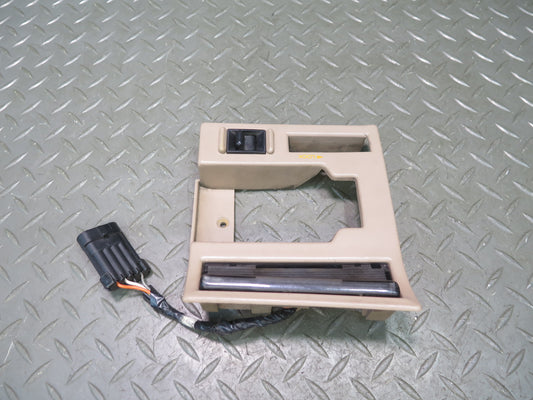 92-93 Chevrolet Corvette C4 Left Door Handle Trim Bezel Switch Beige OEM