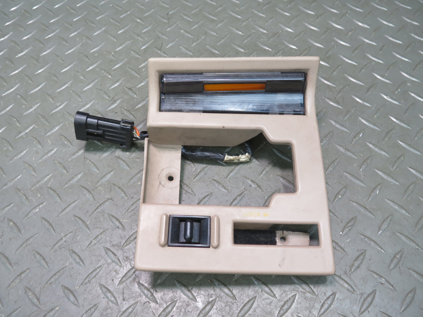 92-93 Chevrolet Corvette C4 Right Door Handle Trim Bezel Switch Beige OEM
