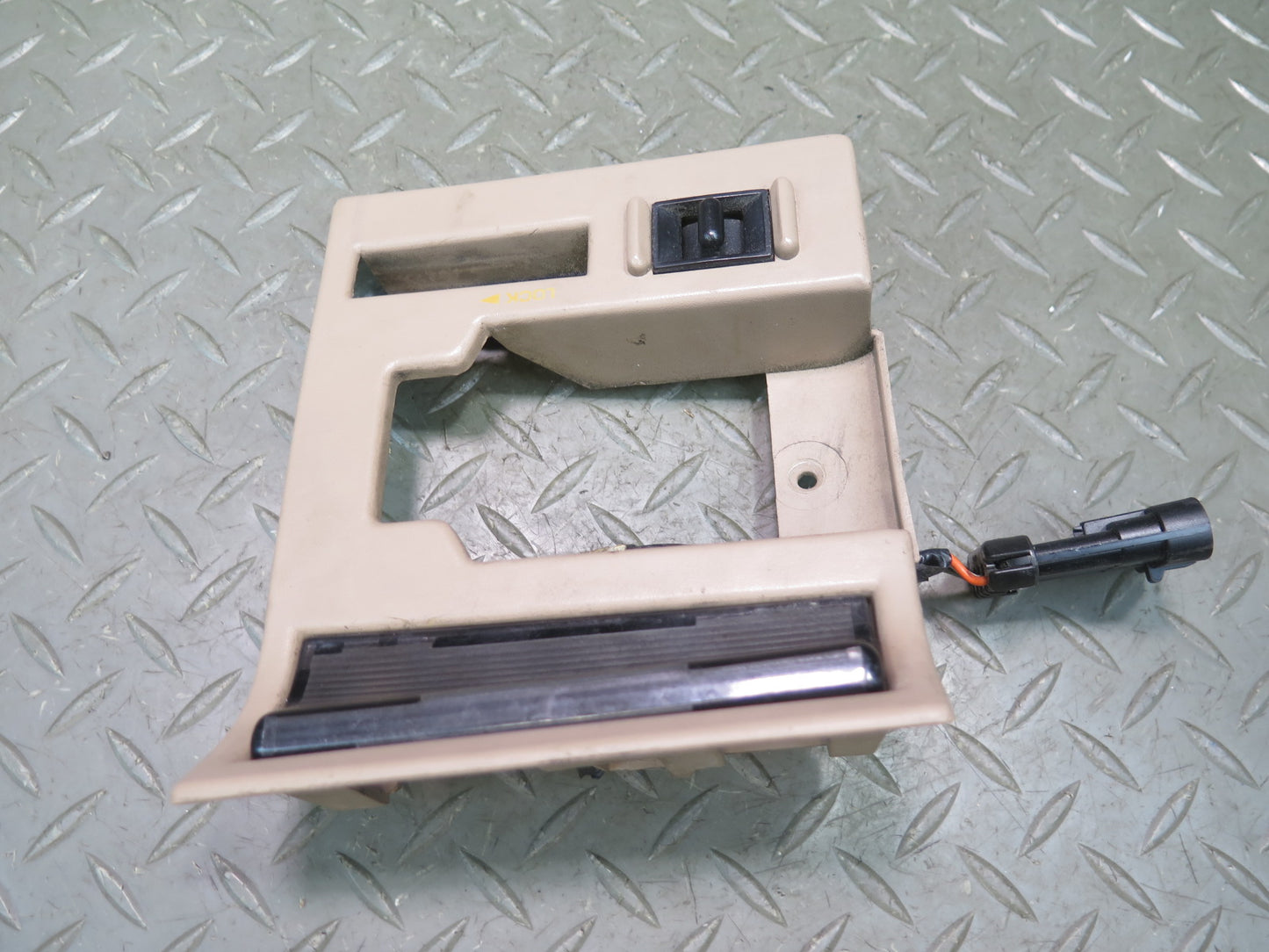 92-93 Chevrolet Corvette C4 Right Door Handle Trim Bezel Switch Beige OEM