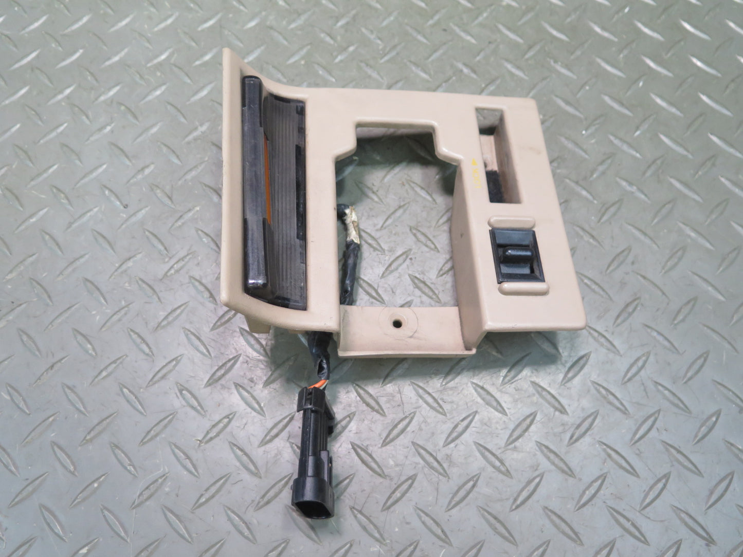 92-93 Chevrolet Corvette C4 Right Door Handle Trim Bezel Switch Beige OEM