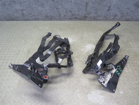 2004-2009 Cadillac XLR Rear Left & Right Side Convertible TOP Hinge Bracket Set