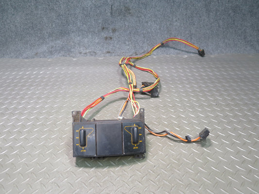 92-93 Chevrolet Corvette C4 Front Left & Right Seat Switch w Wiring 10161842 OEM