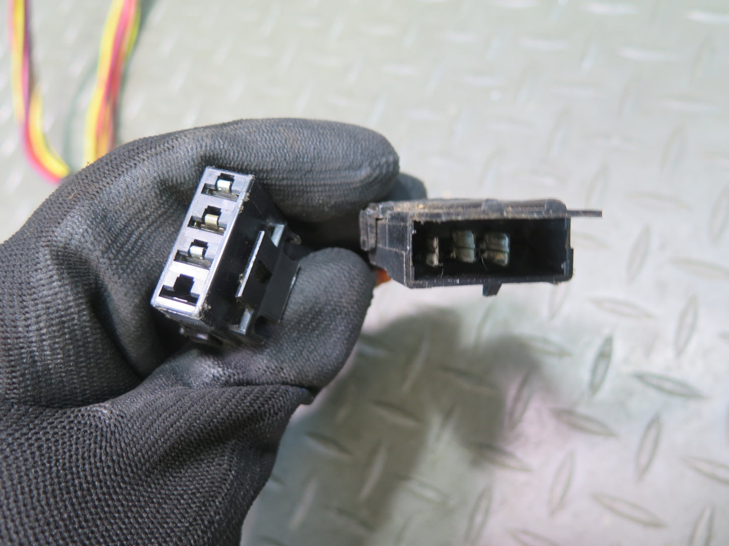 92-93 Chevrolet Corvette C4 Front Left & Right Seat Switch w Wiring 10161842 OEM