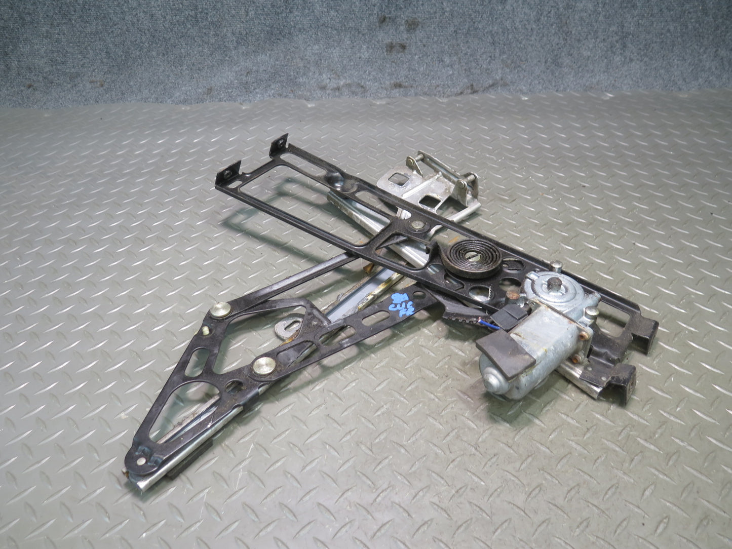 84-96 Chevrolet Corvette C4 Right Door Window Regulator w Motor OEM