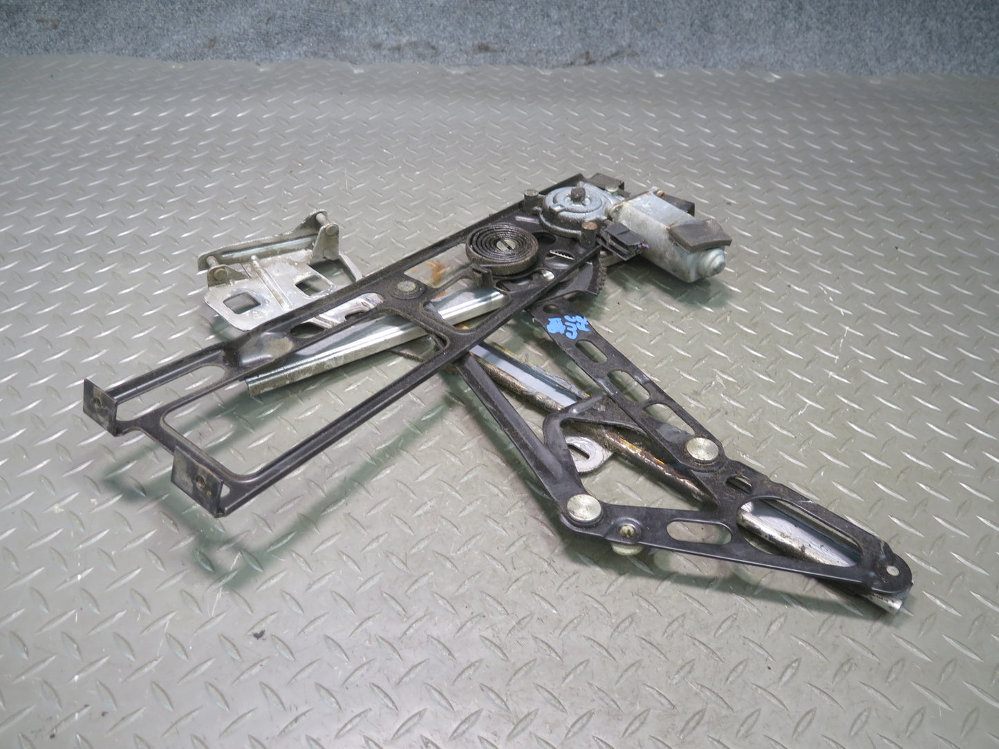 84-96 Chevrolet Corvette C4 Right Door Window Regulator w Motor OEM