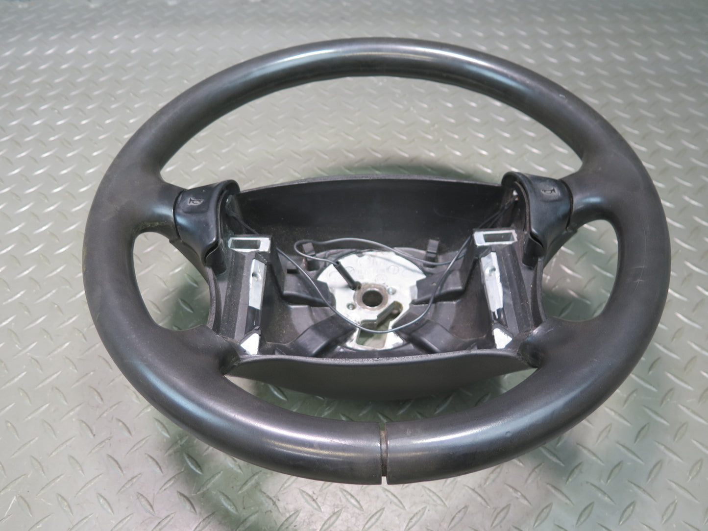 90-93 Chevrolet Corvette C4 4-SPOKE Leather Steering w Horn Buttons OEM