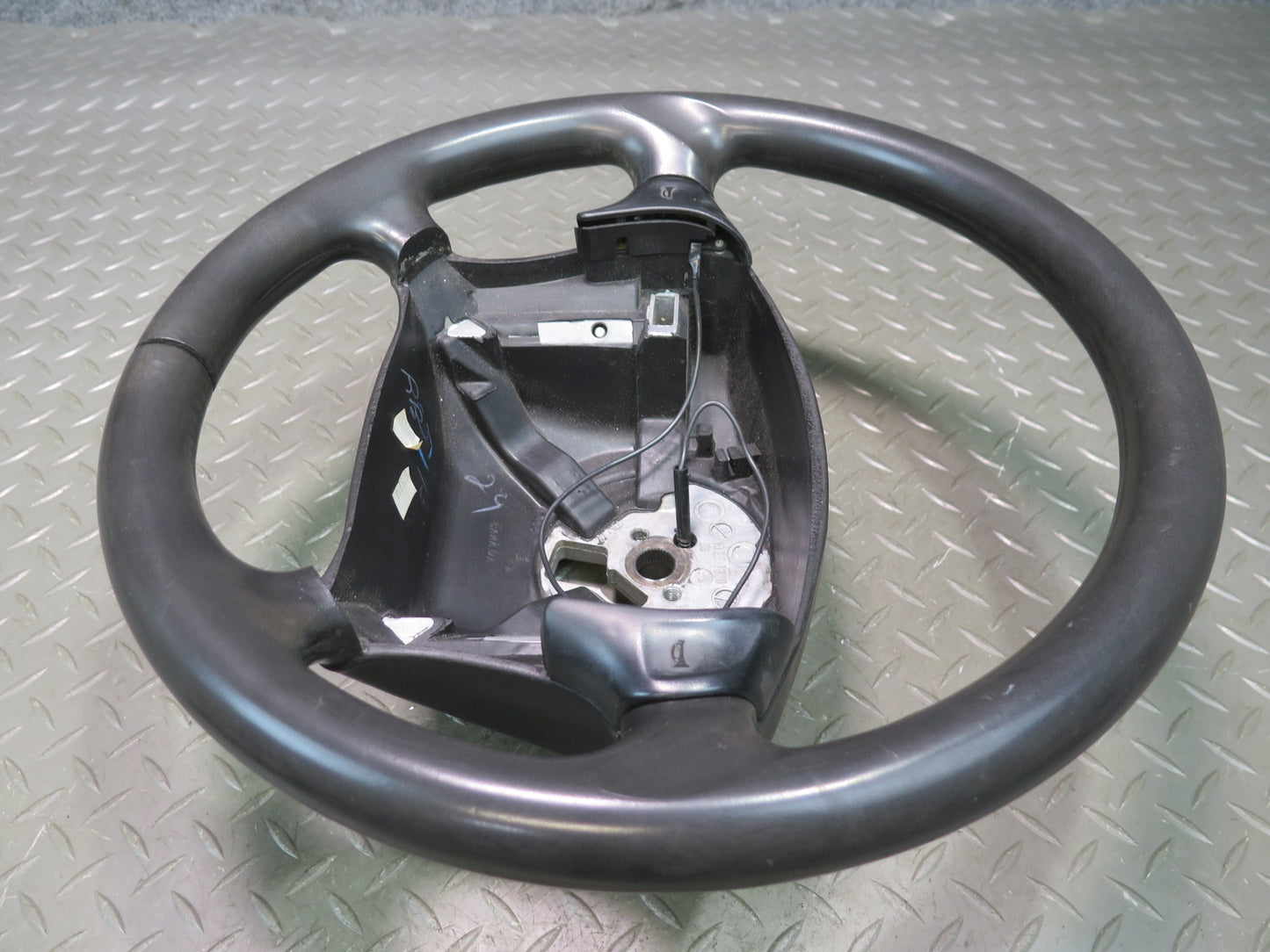 90-93 Chevrolet Corvette C4 4-SPOKE Leather Steering w Horn Buttons OEM