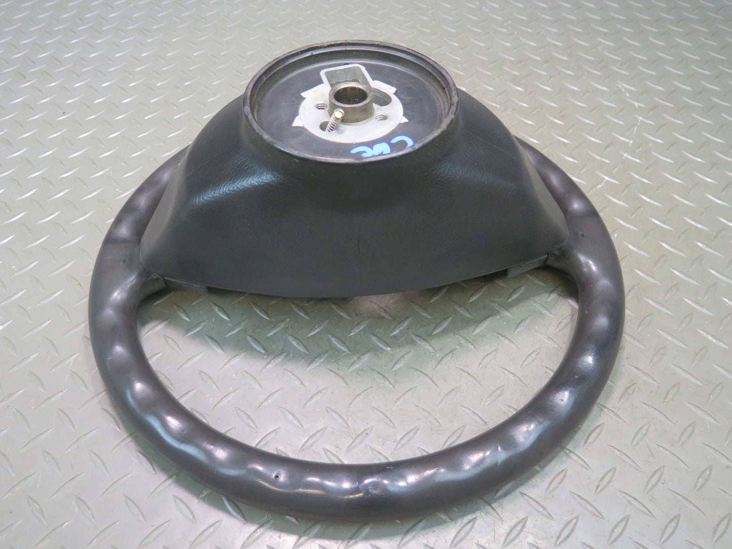 90-93 Chevrolet Corvette C4 4-SPOKE Leather Steering w Horn Buttons OEM
