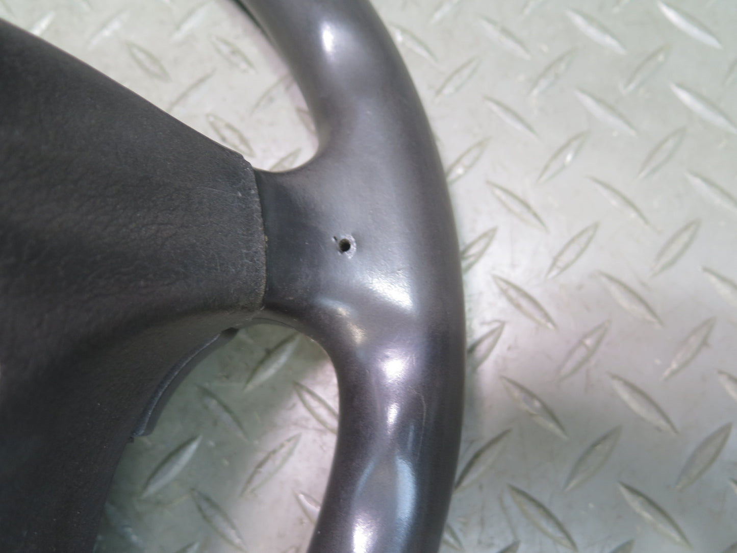 90-93 Chevrolet Corvette C4 4-SPOKE Leather Steering w Horn Buttons OEM