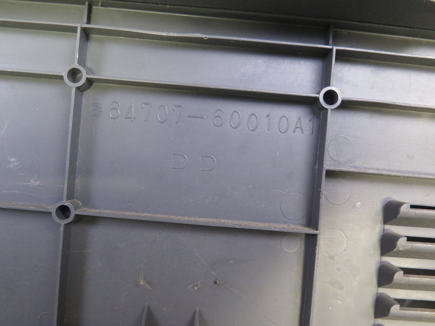 1991-1997 Toyota Land Cruiser FJ80 Rear Left Cargo Trim Panel Cover Gray