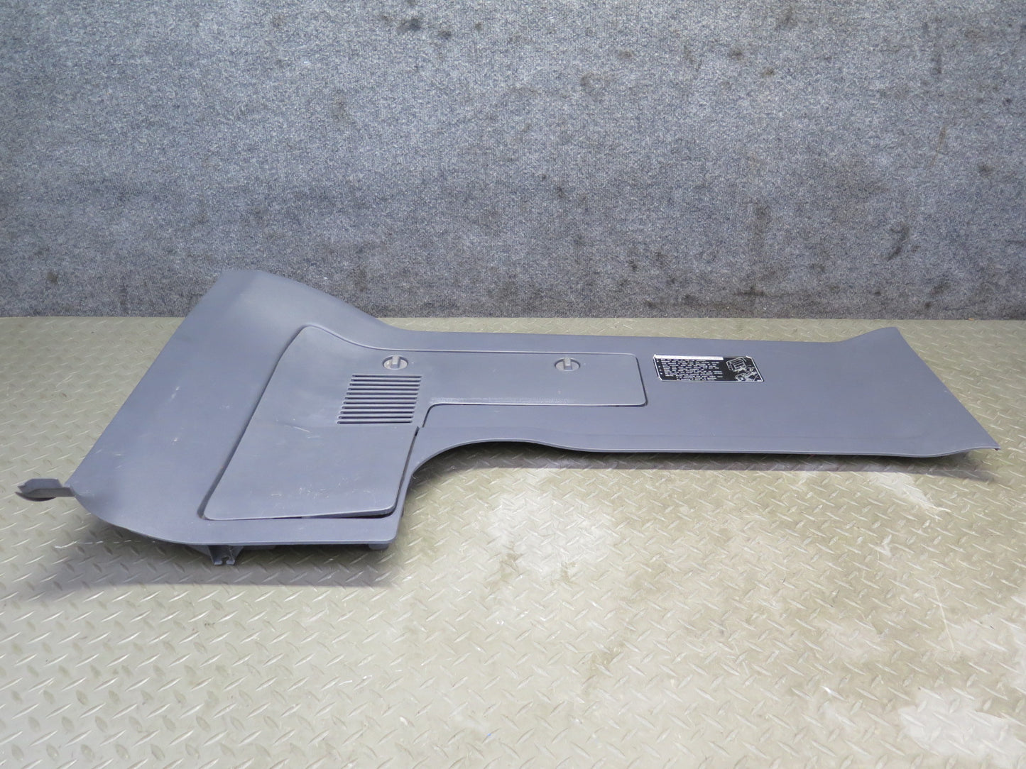1991-1997 Toyota Land Cruiser FJ80 Rear Left Cargo Trim Panel Cover Gray