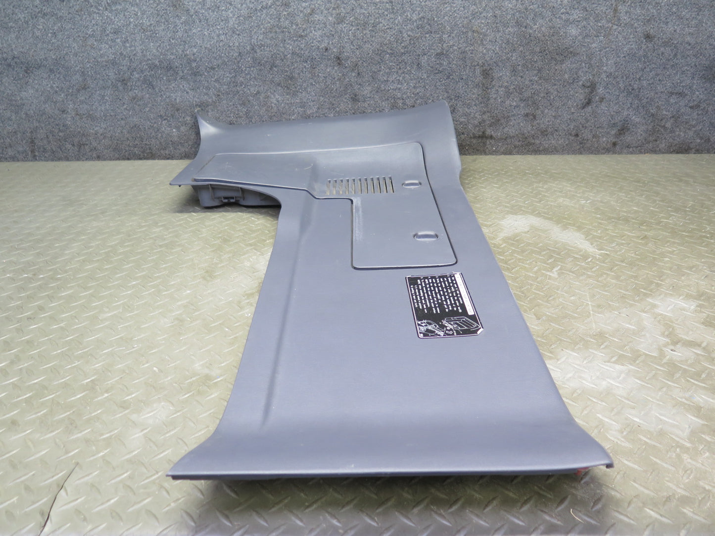 1991-1997 Toyota Land Cruiser FJ80 Rear Left Cargo Trim Panel Cover Gray