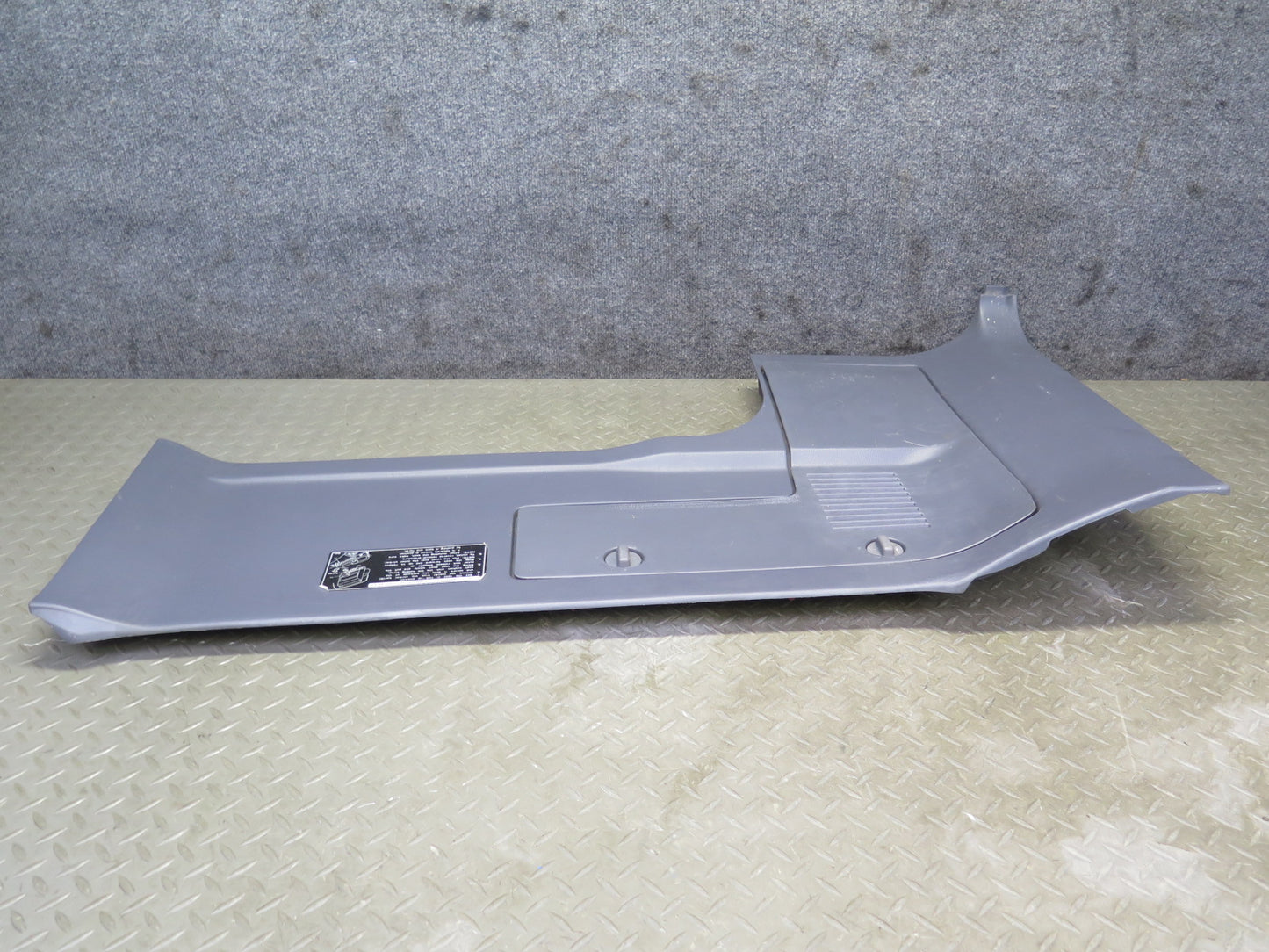 1991-1997 Toyota Land Cruiser FJ80 Rear Left Cargo Trim Panel Cover Gray