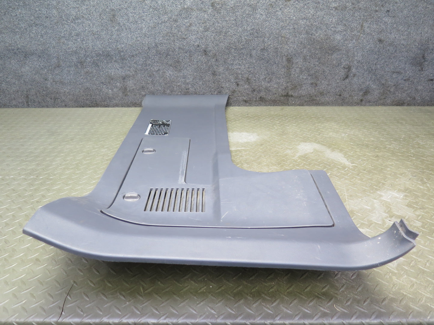 1991-1997 Toyota Land Cruiser FJ80 Rear Left Cargo Trim Panel Cover Gray