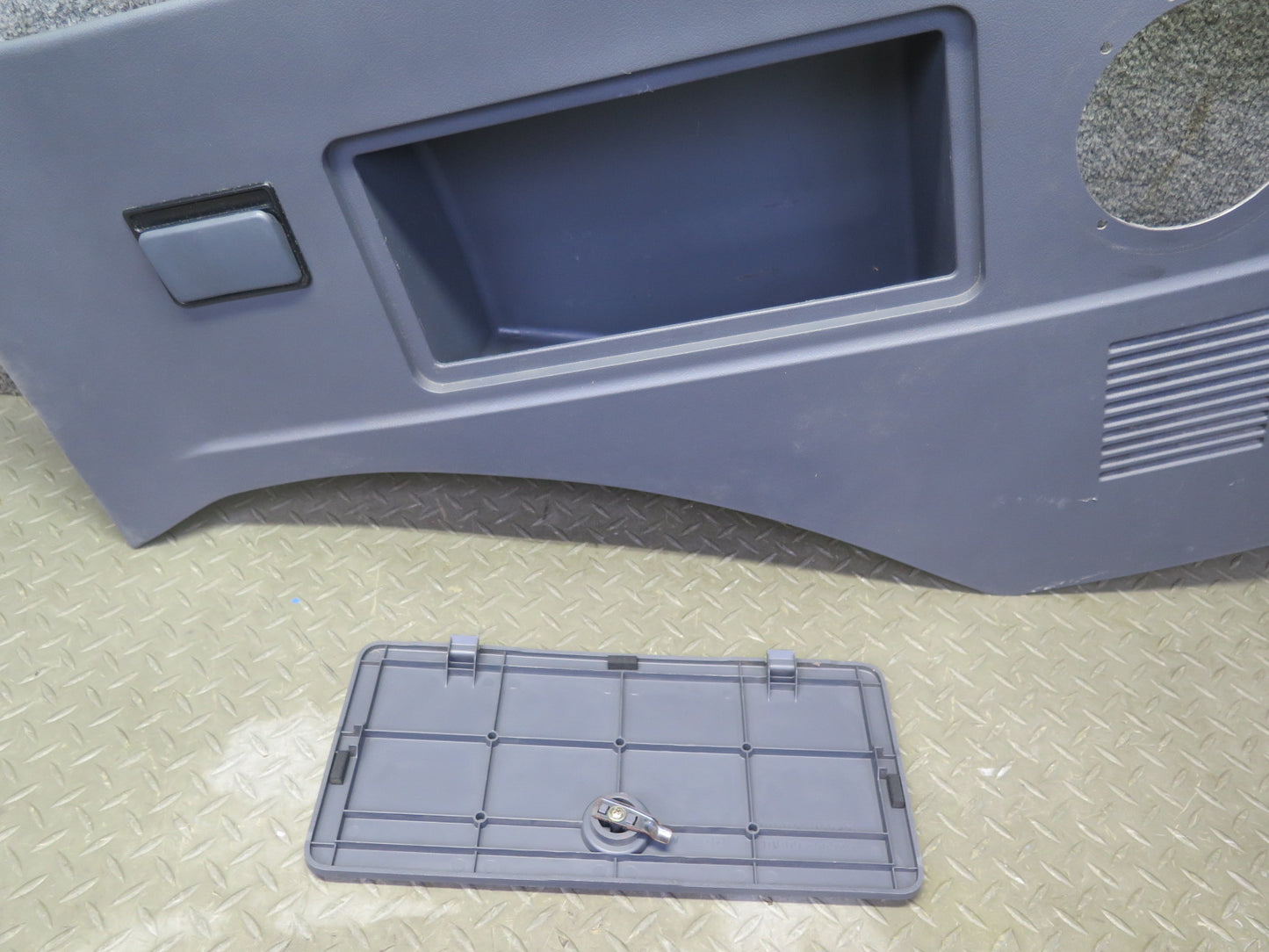 1991-1997 Toyota Land Cruiser FJ80 Rear Right Cargo Trim Panel Cover Gray