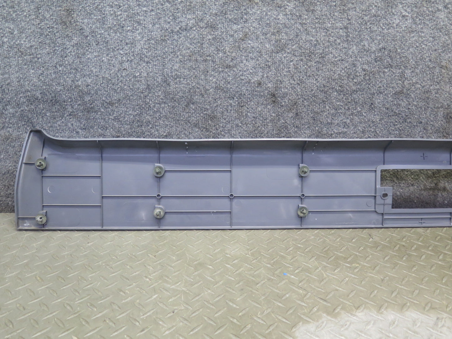 1991-1997 Toyota Land Cruiser FJ80 Rear Tailgate Trim Panel w Handle Set Gray