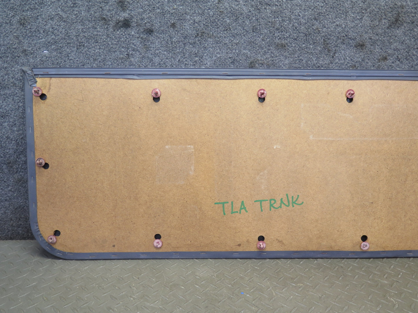 1991-1997 Toyota Land Cruiser FJ80 Rear Tailgate Carpet Cover Trim Gray