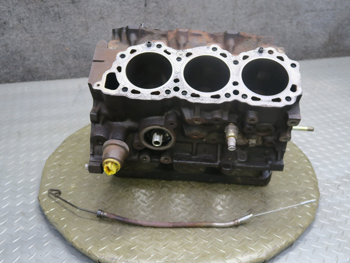 84-87 Nissan Z31 300ZX VG30ET Turbo M/T Engine Motor Block w Oil Tube 60K OEM