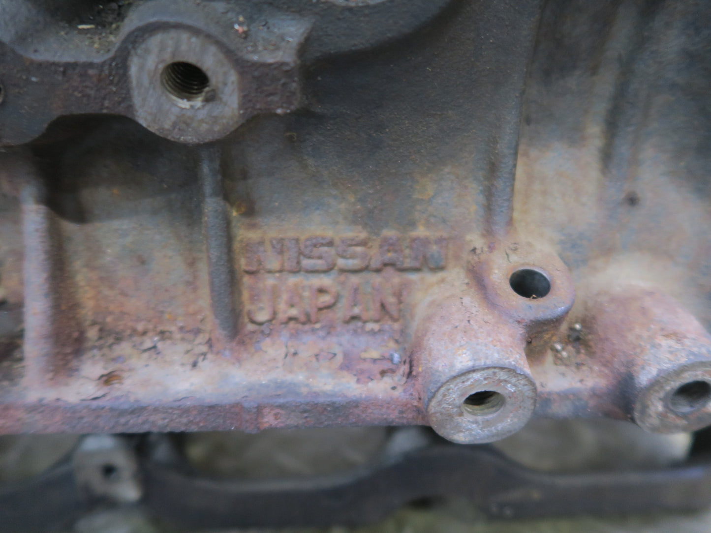 84-87 Nissan Z31 300ZX VG30ET Turbo M/T Engine Motor Block w Oil Tube 60K OEM