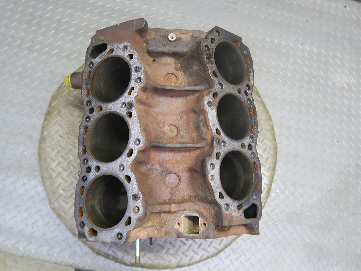 84-87 Nissan Z31 300ZX VG30ET Turbo M/T Engine Motor Block w Oil Tube 60K OEM