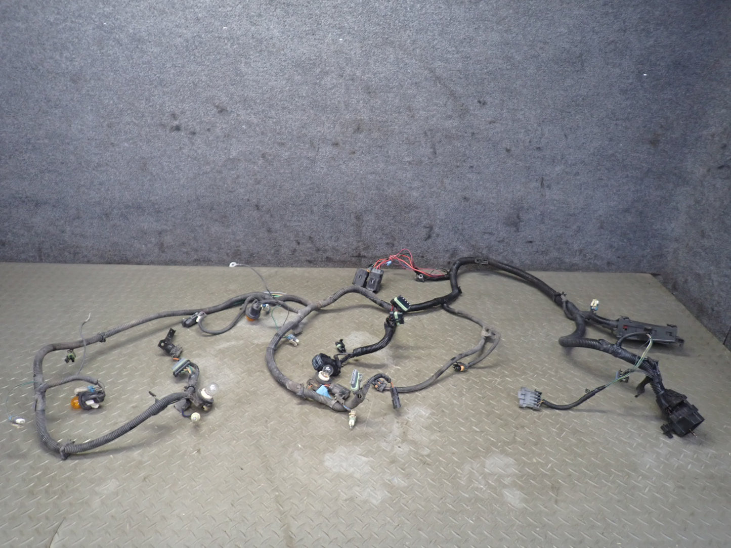 1993 Chevrolet Corvette C4 Front Bumper Headlight Wire Wiring Harness OEM