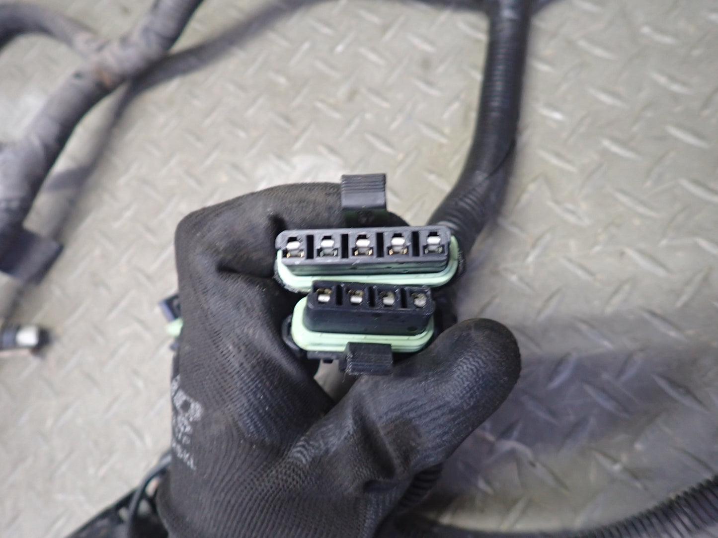 1993 Chevrolet Corvette C4 Front Bumper Headlight Wire Wiring Harness OEM