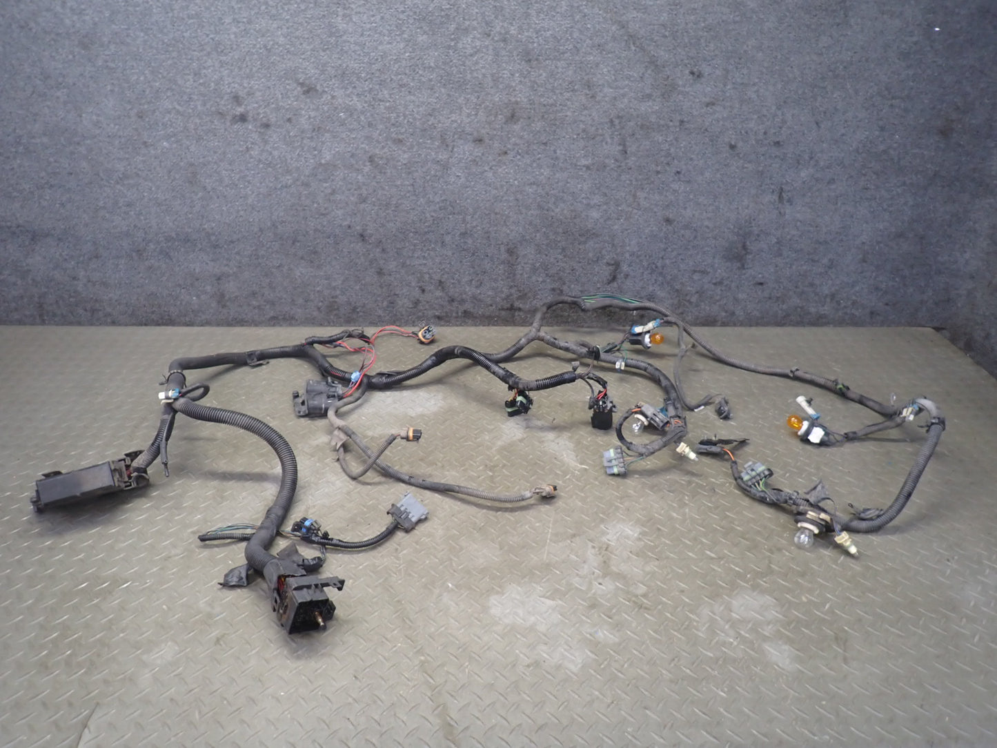 1993 Chevrolet Corvette C4 Front Bumper Headlight Wire Wiring Harness OEM