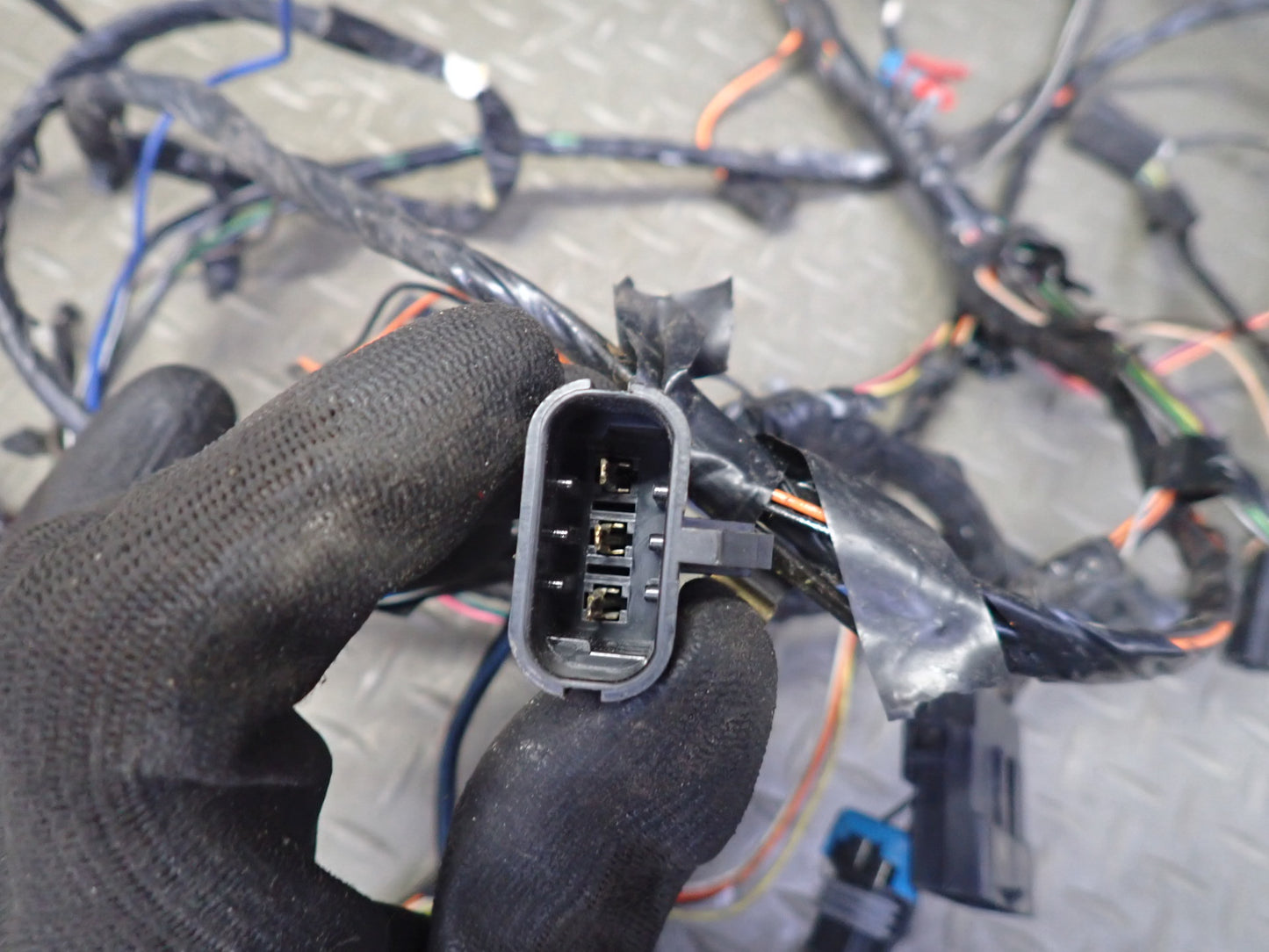 1993 Chevrolet Corvette C4 Convert M/T Dash Wire Wiring Harness w Fuse Box OEM