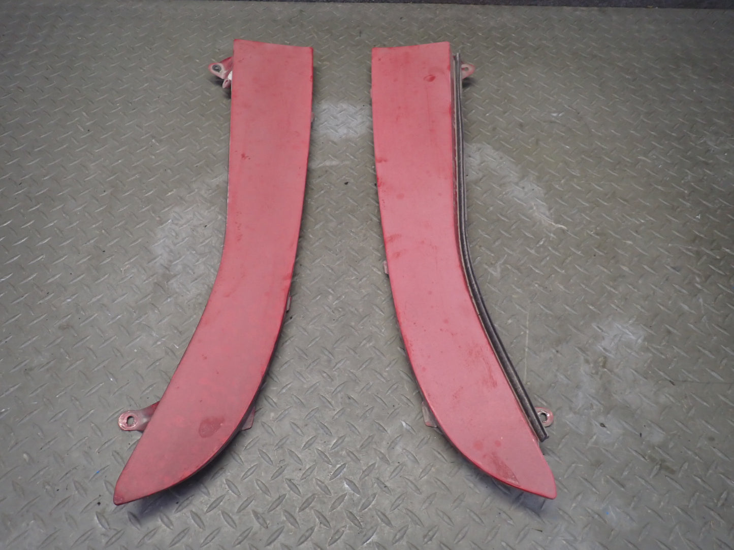 91-95 Toyota SW21L MR2 Rear Left & Right Hood Engine Lid Side Panel Set RED OEM