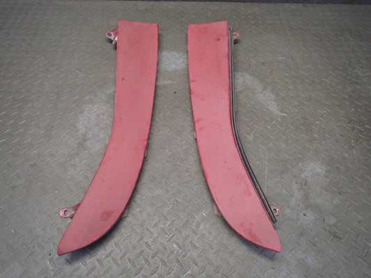 91-95 Toyota SW21L MR2 Rear Left & Right Hood Engine Lid Side Panel Set RED OEM