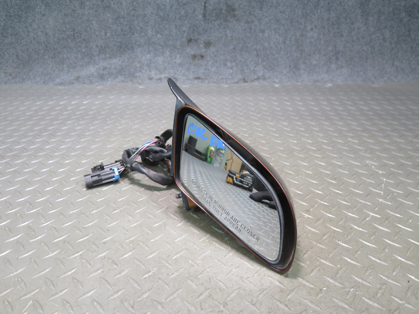 88-96 Chevrolet Corvette C4 Right Door Heated Side View Power Mirror OEM