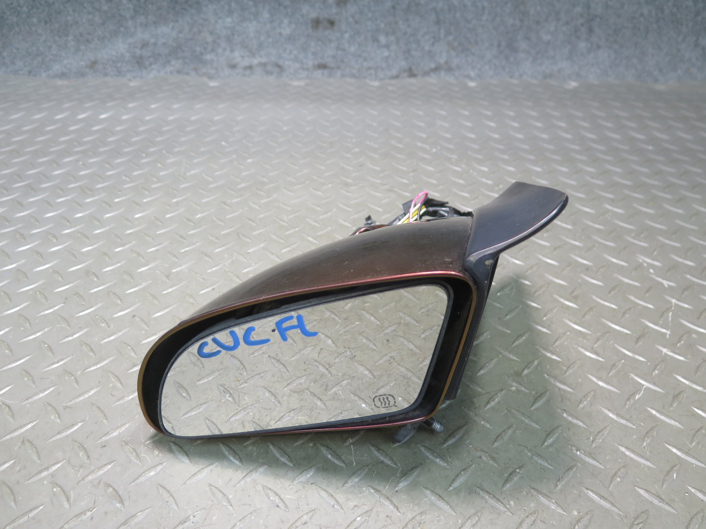 88-96 Chevrolet Corvette C4 Left Door Heated Side View Power Mirror OEM
