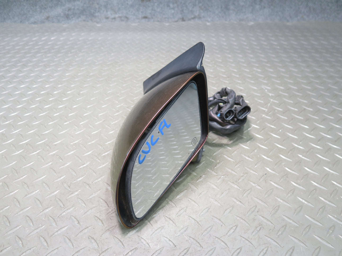 88-96 Chevrolet Corvette C4 Left Door Heated Side View Power Mirror OEM
