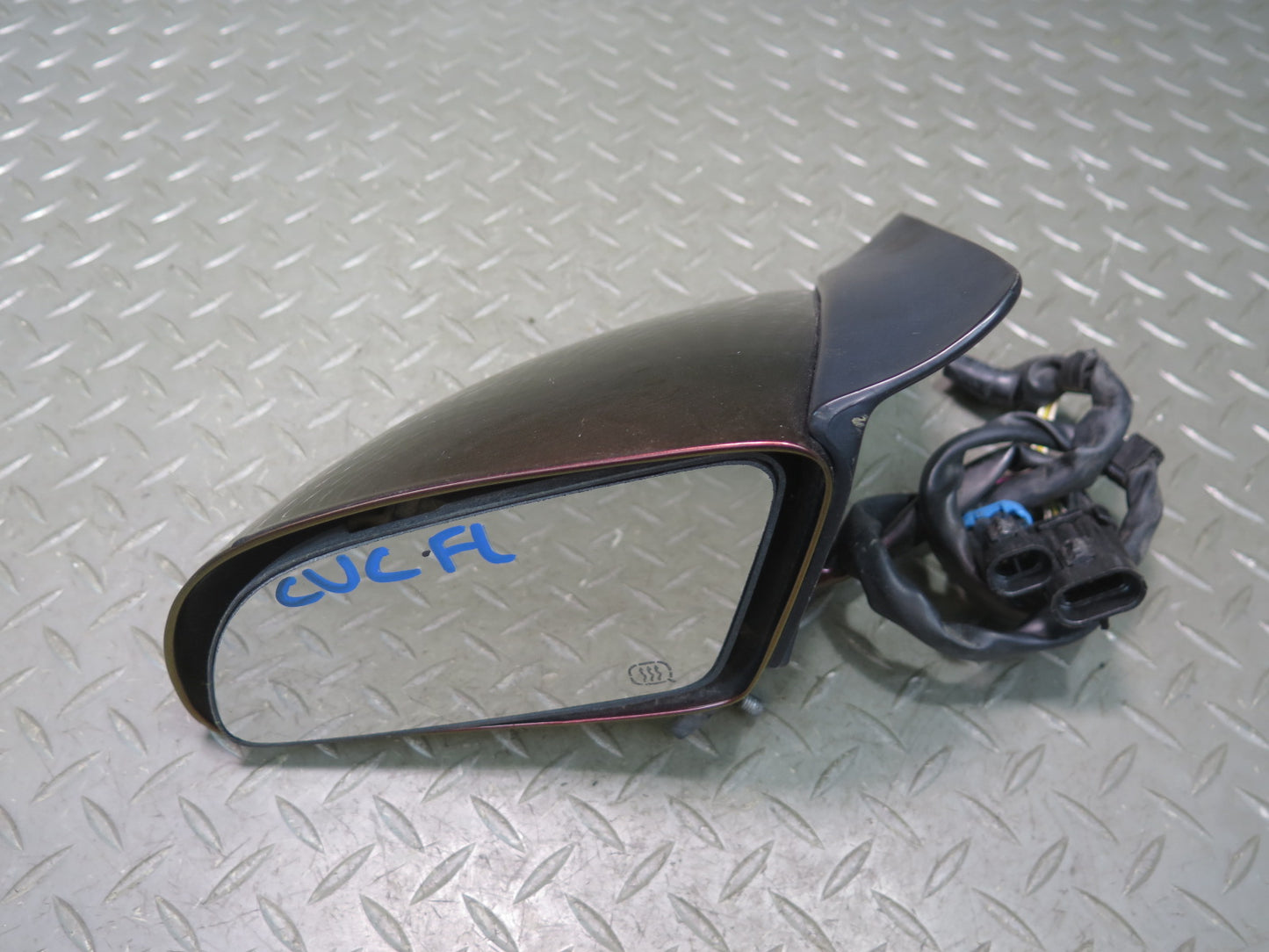 88-96 Chevrolet Corvette C4 Left Door Heated Side View Power Mirror OEM