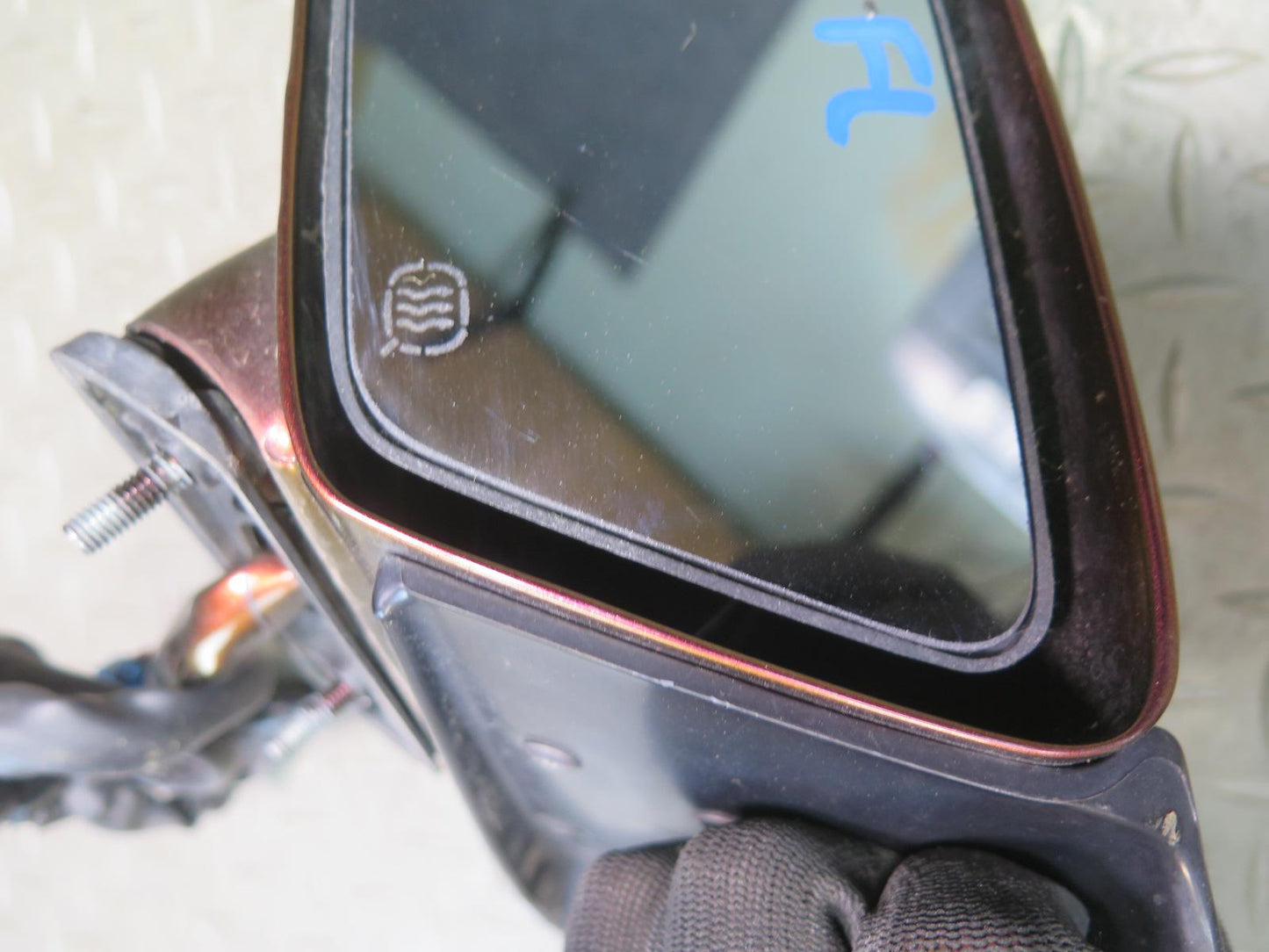88-96 Chevrolet Corvette C4 Left Door Heated Side View Power Mirror OEM