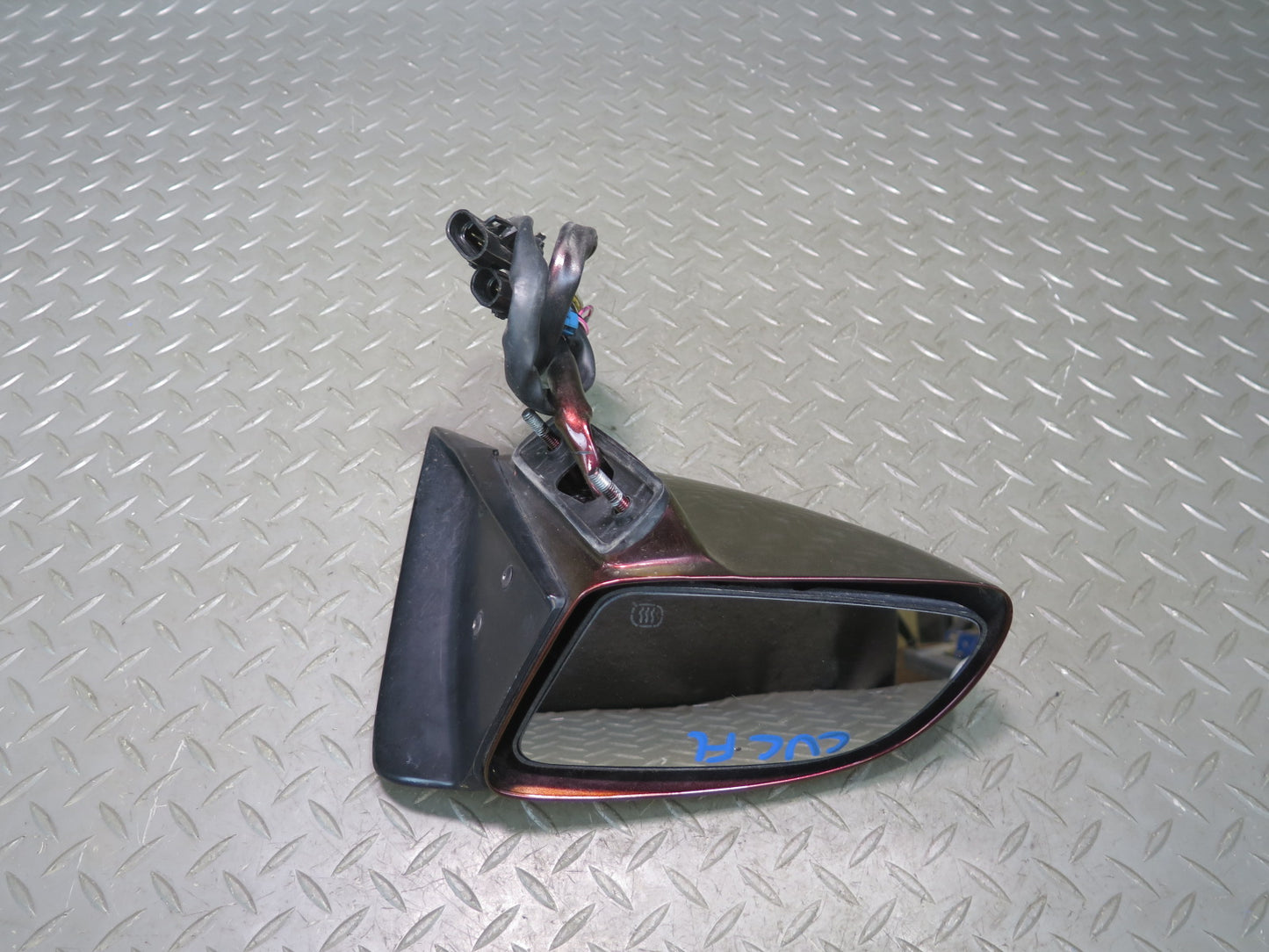88-96 Chevrolet Corvette C4 Left Door Heated Side View Power Mirror OEM