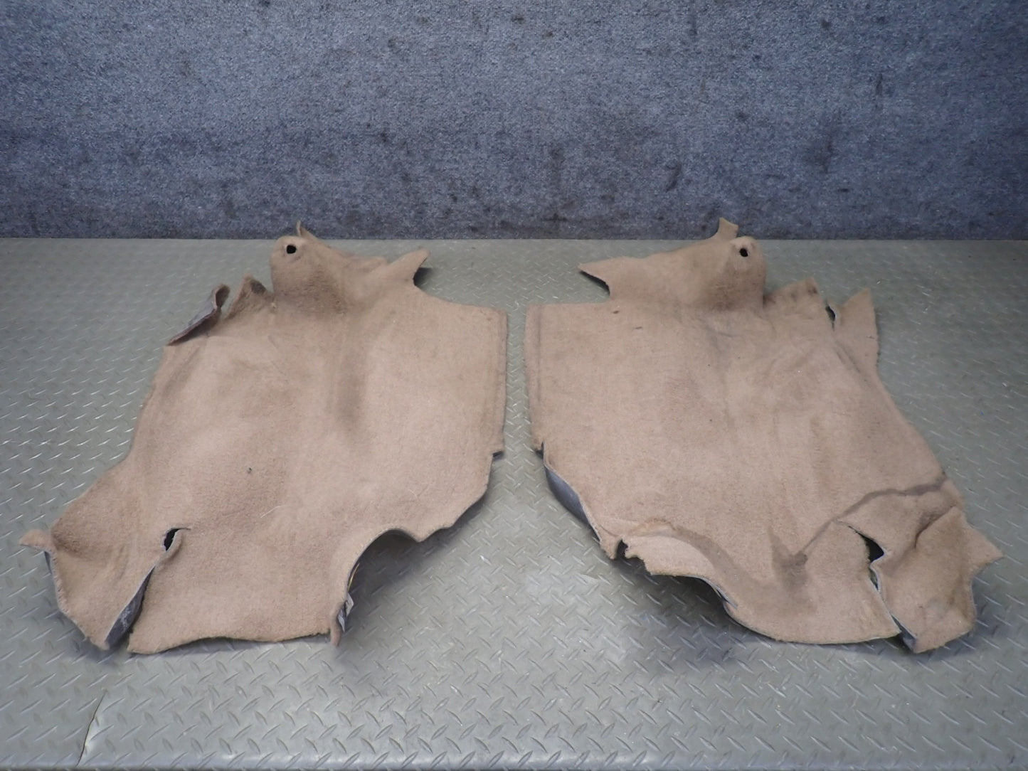 91-94 Chevrolet Corvette C4 Convert Left & Right Trunk Carpet Trim Cover Set OEM