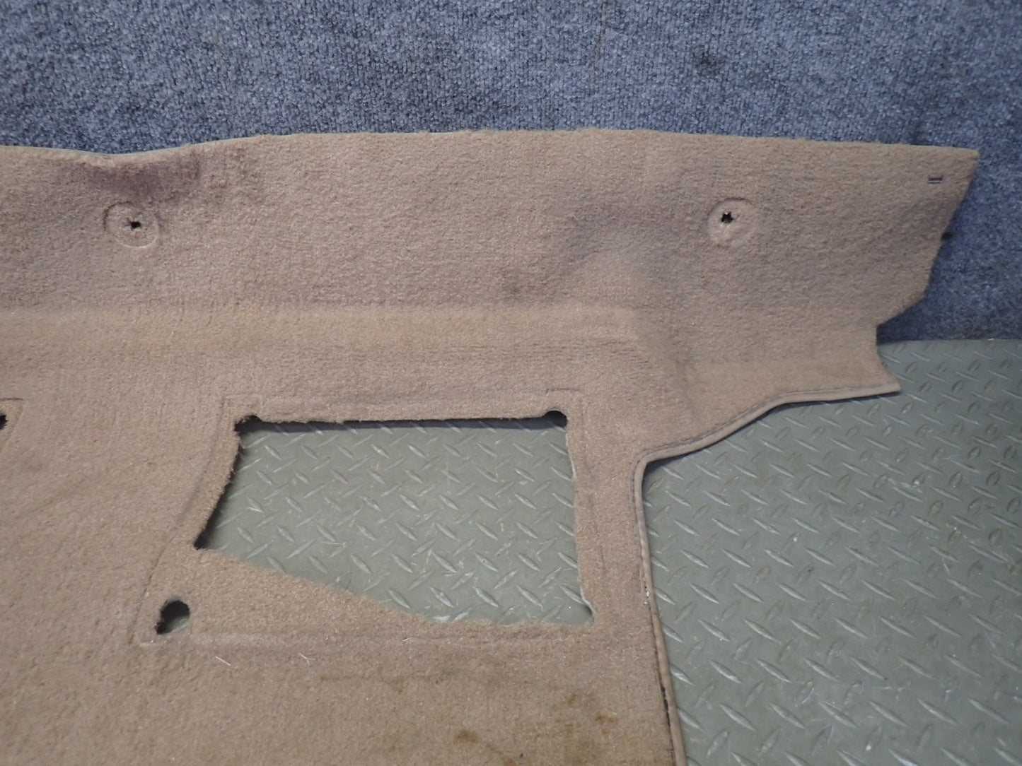 1993 Chevrolet Corvette C4 Convert Rear Trunk Carpet w Speaker Grille Set OEM