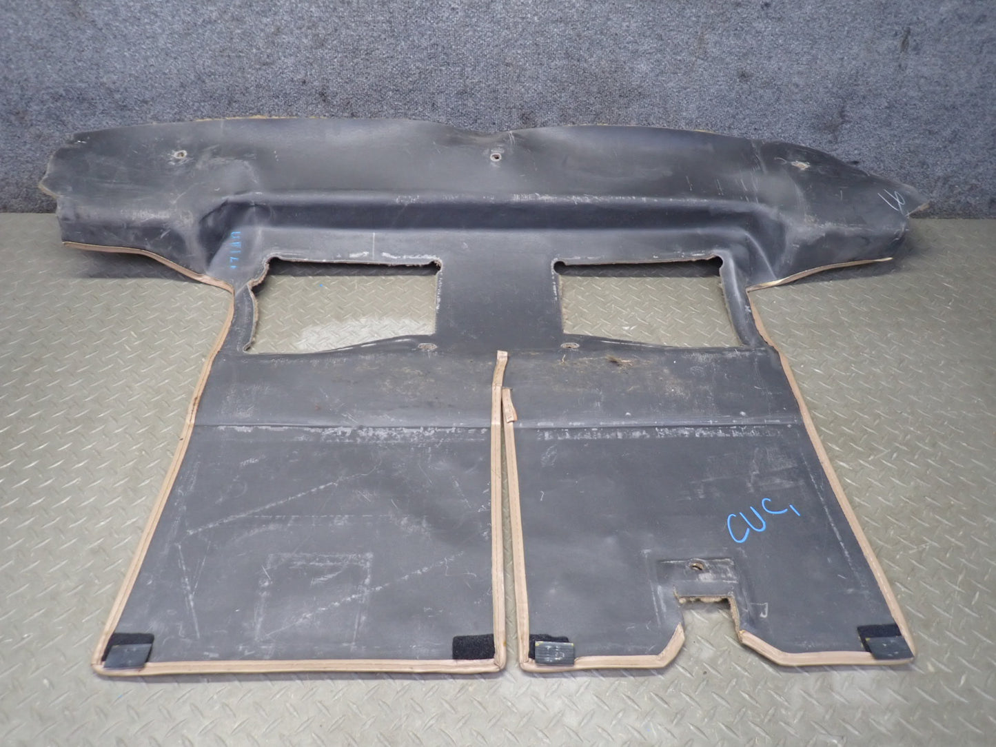 1993 Chevrolet Corvette C4 Convert Rear Trunk Carpet w Speaker Grille Set OEM